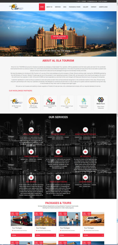 Al Ola Website – Bootstrap